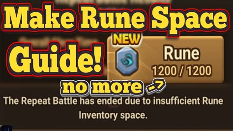 summoners war max rune storage|Tool .
